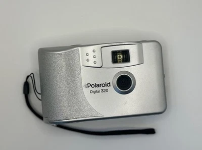 Polaroid Digital 320 Camera – Tested & Working + New Battery – Silver Vintage - Image 1 of 4