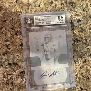 Jason Kelce Signed 2020 National Treasure Signatures PP 1/1 BGS 8.5 Auto 10 - Picture 1 of 4