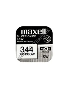 Maxell 344 / SR1136SW Silver Oxide Watch Battery - Picture 1 of 1