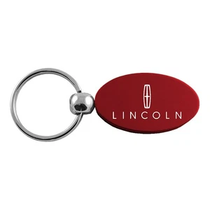 Oval Keychain for Lincoln on Burgundy [Officially Licensed] - Bild 1 von 2