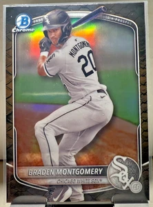 2025 Bowman #BCP-132 Braden Montgomery Chrome Prospects Reptilian Refractor - Picture 1 of 2