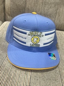 Minneapolis MPLS Lakers Fitted Hat 7 3/8 Reebok Hardwood Classics - Picture 1 of 14