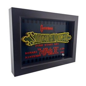 Castlevania 2 Simon's Quest NES Game 3D Pop Art Print Video Game Decor 8 Bit
