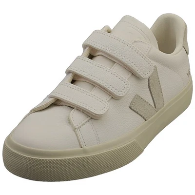 VEJA Frauen-Sneaker Recife Logo Chromefree Weiß Natur - 38 EU