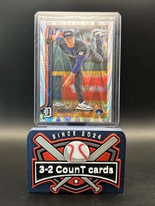 2025 Topps Chrome - Tarik Skubal #258 RayWave Refractor - Picture 1 of 2