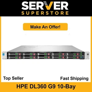 HP Proliant DL360 G9 Server 2x E5-2680 V4 = 28 Cores 64GB P440 2x NEW 500GB SSD - Picture 1 of 8