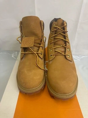 BOTA TIMBERLAND PREMIUM 6 PULGADAS ENCAJE IMPERMEABLE TRIGO NOBUCK JUNIORS TALLA 6.5 *NUEVA Foto 1 de 4