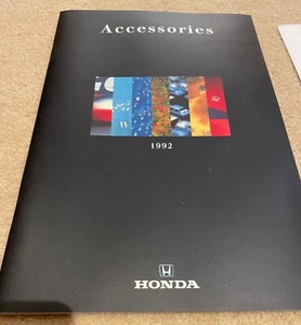 Honda Accessories brochure 1992 - alloys, safety, security, touring, clothes etc - Picture 1 of 21