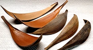 Natur Kokosblatt 30-35 cm Palmen Blatt Kokoschale zum basten Dekoschale - Bild 1 von 1