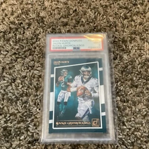 ๐ JALEN HURTS Donruss Gridiron Kings ROOKIE 2020 PANINI DONRUSS PSA 9 ๐ - Picture 1 of 3