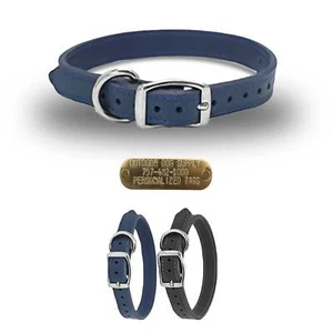 3/4" UltraSoft Luxe Leather Dog Collar - Picture 1 of 5