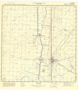 Mapas topográficos militares soviéticos rusos - ZHANYBEK (Kazajstán) 1:100K, edición 1986 - Imagen 1 de 3