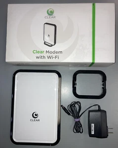 Clear Modem with Wifi Model# WIXFBR-117 w/Power Adapter - Picture 1 of 7