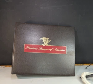 Historic Stamps Of America Postal Commemorative 1978 Binder 70+ stamps - Picture 1 of 6