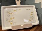 Corning Ware Floral Bouquet Pattern Broil/Bake Tray P-35-B