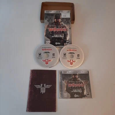 Wolfenstein return to castle platinum edition, small box PC game, 2 CD, CIB - Image 1 of 4
