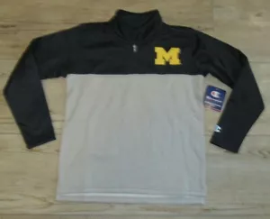 Champion Michigan Wolverines 1/4 Zipper Pullover Jacket size Youth Large - Picture 1 of 2