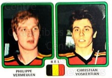 1979 Panini Stickers #342 Philippe Vermeulen, Christian Voskertian