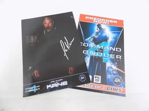 Like New Command & Conquer 4 Joe Kucan Signed Kane Art Card - Picture 1 of 2