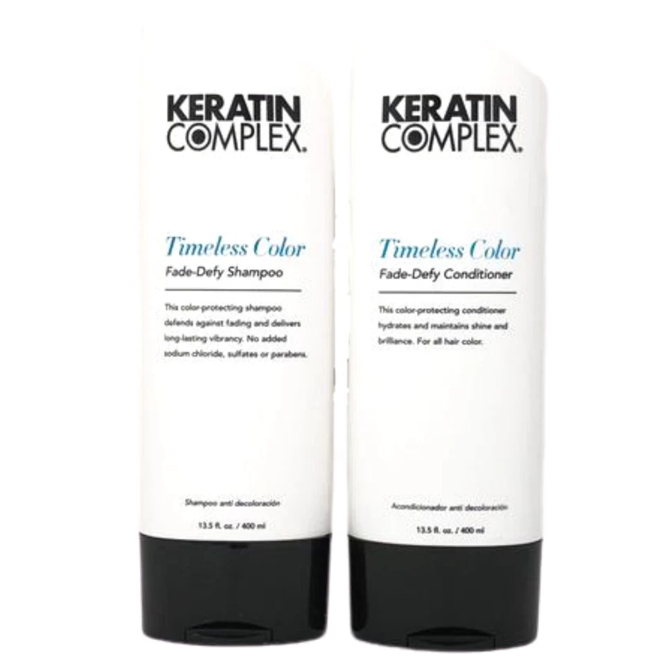 Keratin Complex Timeless Color Fade-Defy Shampoo and Conditioner 13.5 oz - NEW - Image 1 of 1