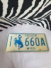 1975 Wyoming Truck License Plate