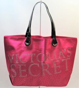 Bolso de Mano Victoria's Secret Rosa Plata Tachuelas - Imagen 1 de 9