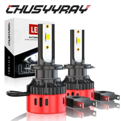 H7 Xenon White LED High Low Beam Headlight Bulb For BMW 320i 328i 330i 335i 340i - Image 1 of 4