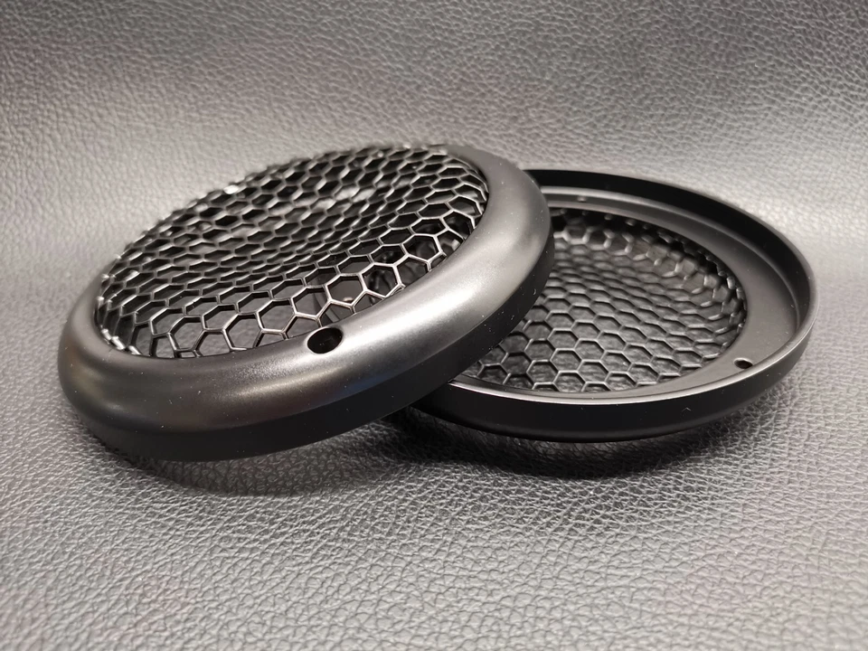 Scan speak  12M /4631GOO Revelator ,  Aluminium Ringe  mit Grills für Midrange - Bild 1 von 4