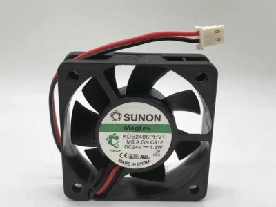 SUNON KDE2405PHV1 5015 DC24V 1.5W 5CM 2-Pin Inverter Cooling Fan - Image 1 of 3