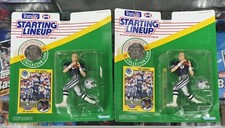 1991 Troy Aikman Starting Lineup Action Figure Special Edition W Coin NFL X2