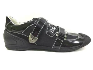 SCARPE SNEAKERS CASUAL UOMO FABI 2768 PELLE NERO ORIGINALE AI NEW - Picture 1 of 7
