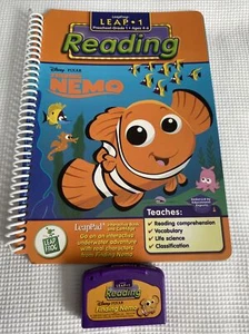 LeapFrog Leap 1 Reading Disney Finding Nemo Book & Cartridge Ages 4-6 Pre-Grade - Picture 1 of 10