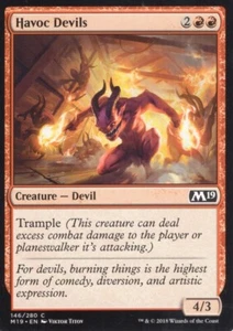 3X HAVOC DEVILS 146/280 CORE SET 2019 M19 MTG MAGIC NM X3 - Picture 1 of 1