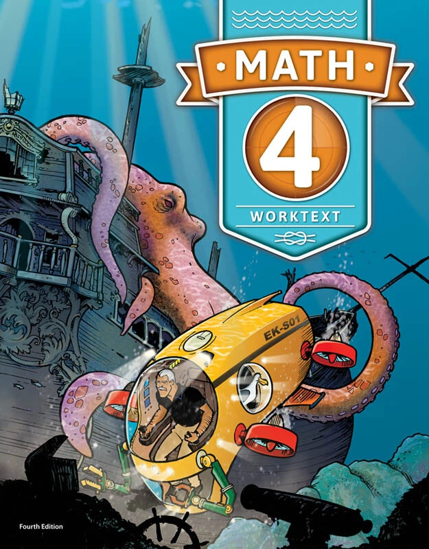 BJU Press - Math 4 Student Worktext (4th ed)  515536 - Image 1 of 1