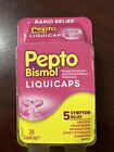 Pepto Bismol, Liquicaps, 5 Symptom Relief, 24 LiqiCaps, 11/2023
