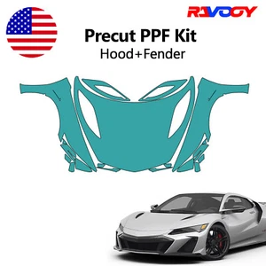 For Acura NSX Type S 2020-2023 Hood+Fender Paint Protection Film Precut PPF Kit - Picture 1 of 8