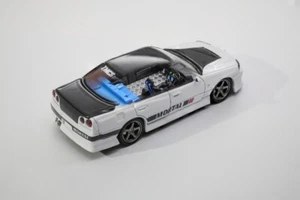 1/64 MORTAL Skyline 25GT-t URAS ER34 TMCS Malaysia Exhibition Diecast Model Gift - Picture 1 of 3