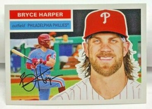Bryce Harper 2021 Topps Throwback Thursday 1956 Topps Design #22 - SP /1390