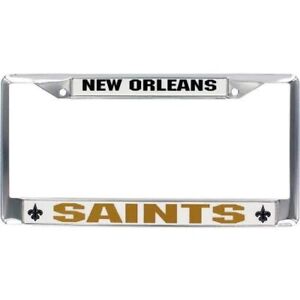 NFL New Orleans Saints Chrome License Plate Frame