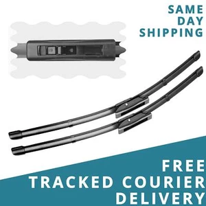 For Renault Captur 2013-2015 Front Windscreen 26" 14" Flat Aero Wiper Blades Set - Picture 1 of 1