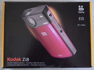 Kodak Zi8 Pocket Video Camera Black - NEARLY NEW IN ORIGINAL PACKAGE - Image 1 of 4
