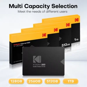 KODAK Sata III SSD 128GB 256 512 1TB Internal Solid State Hard Drive 2.5" laptop - Picture 1 of 8
