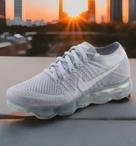 N I K E Air VaporMax Pure Platinum bianco grigio lupo 849557-004 donna 7 US 38 EU - Foto 1 di 18