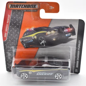 Scheda corta Matchbox Dodge Charger Pursuit 84/120 2014 Superfast - Foto 1 di 2