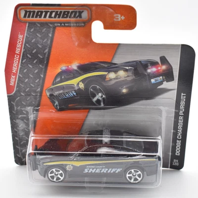 Scheda corta Matchbox Dodge Charger Pursuit 84/120 2014 Superfast - Immagine 1 di 2