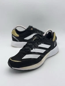 Adidas Adizero Adios 6 Black Gold Metallic W - Size 5.5 UK - Picture 1 of 16