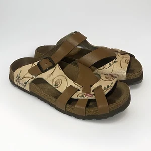Birkenstock Papillio Pisa Birko Flor Women's Size 39/ 8 US Sandals Brown Floral - Picture 1 of 6