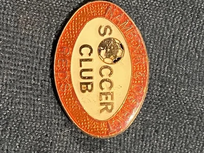Vintage Souvenir Pin Badge Nambour & District Reds Soccer Club Football - image 1 of 2