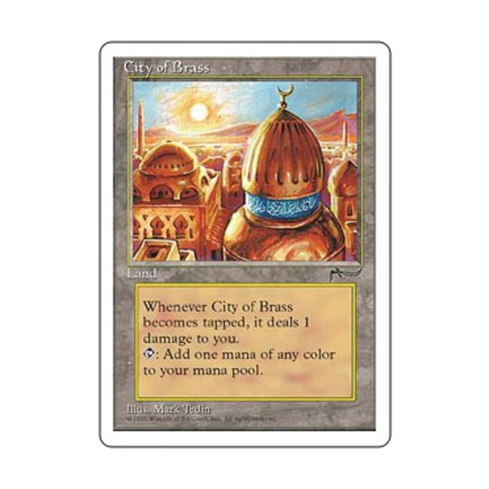 WOTC MtG Chronicles City of Brass (R) VG - Image 1 of 1