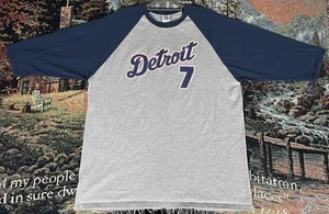 Detroit Tigers Ivan Rodriguez Multi Color T Shirt Men's XL Y2K Lee Sports MLB - Picture 1 of 15